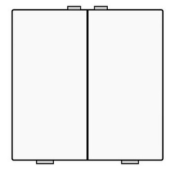 Niko 101-51002 Home Control tweevoudige bediening