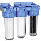 FF60 water filter braukmann 3/4 voor regenwater tripex filter m/voor-,fijn-, actief koolstoffilter